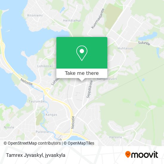 Tamrex Jyvaskyl map