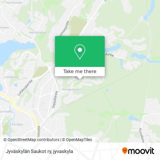 Jyväskylän Saukot ry map