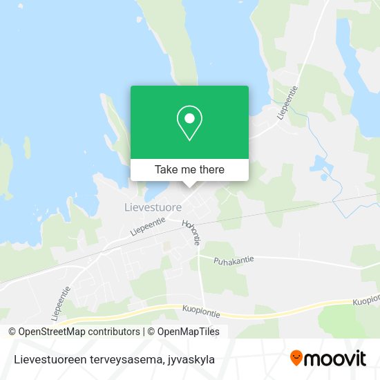 Lievestuoreen terveysasema map