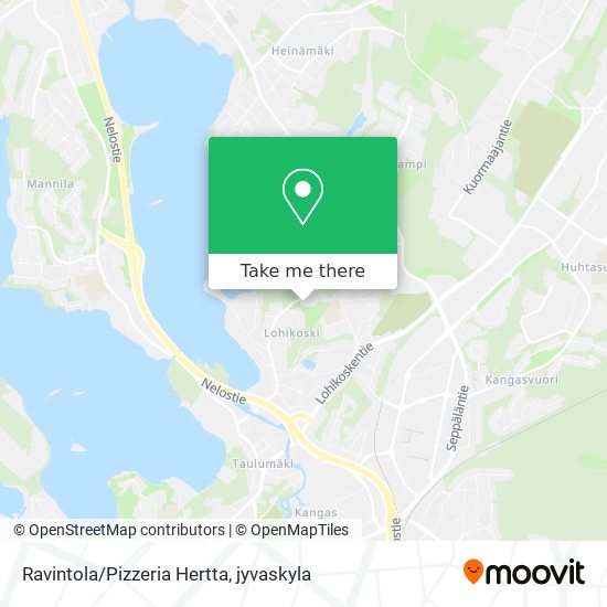 Ravintola/Pizzeria Hertta map