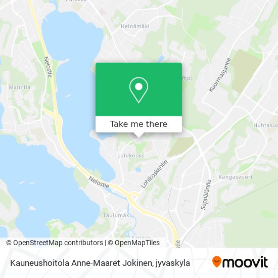 Kauneushoitola Anne-Maaret Jokinen map