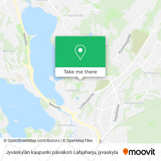 Jyväskylän kaupunki päiväkoti Lahjaharju map