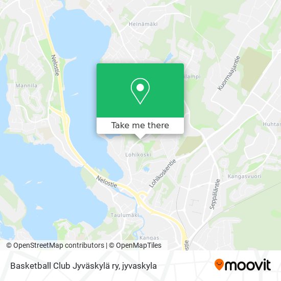 Basketball Club Jyväskylä ry map