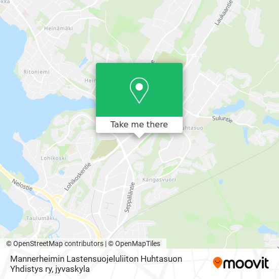 Mannerheimin Lastensuojeluliiton Huhtasuon Yhdistys ry map