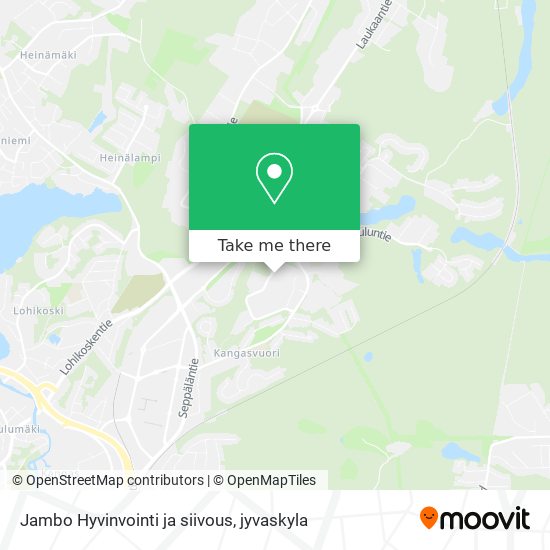 Jambo Hyvinvointi ja siivous map