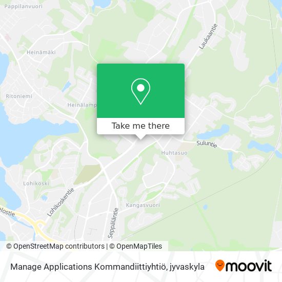 Manage Applications Kommandiittiyhtiö map