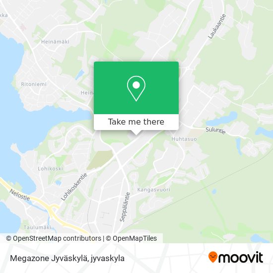 Megazone Jyväskylä map