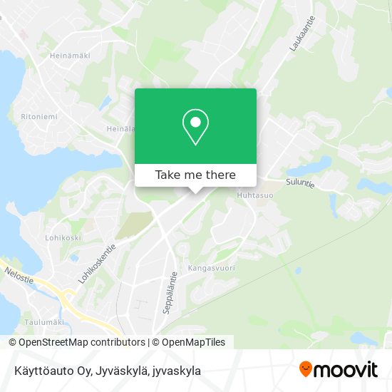 Käyttöauto Oy, Jyväskylä map