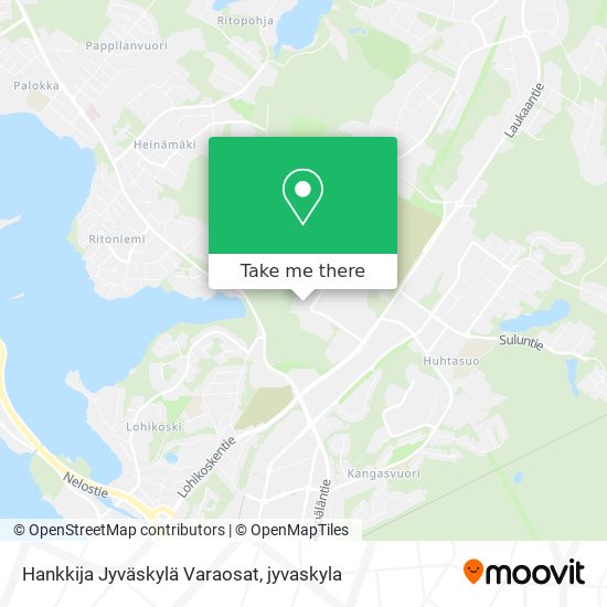 Hankkija Jyväskylä Varaosat map
