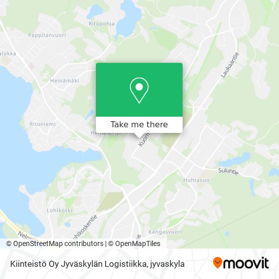 Kiinteistö Oy Jyväskylän Logistiikka map