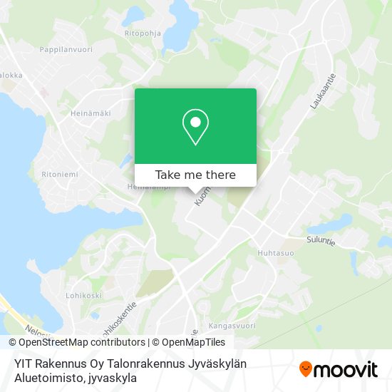 YIT Rakennus Oy Talonrakennus Jyväskylän Aluetoimisto map