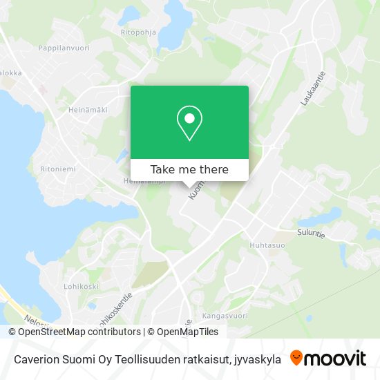 Caverion Suomi Oy Teollisuuden ratkaisut map