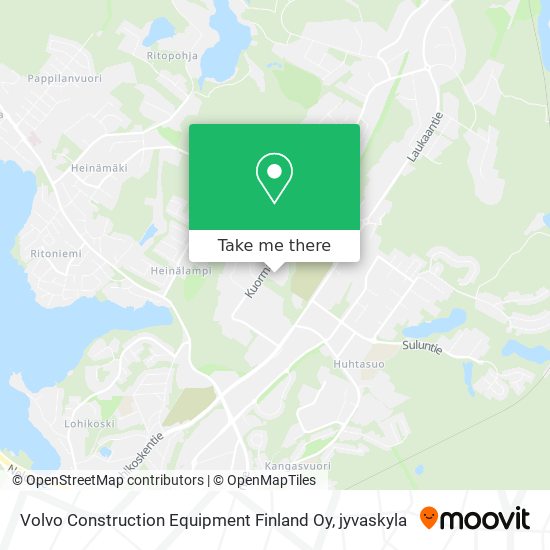 Volvo Construction Equipment Finland Oy map