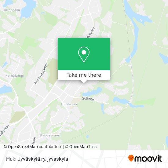Huki Jyväskylä ry map