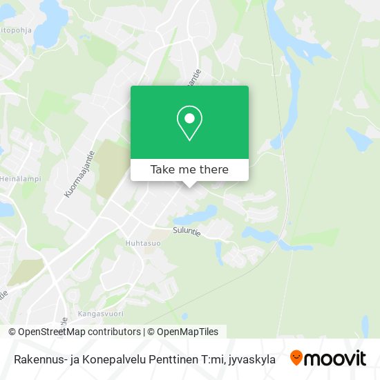 Rakennus- ja Konepalvelu Penttinen T:mi map