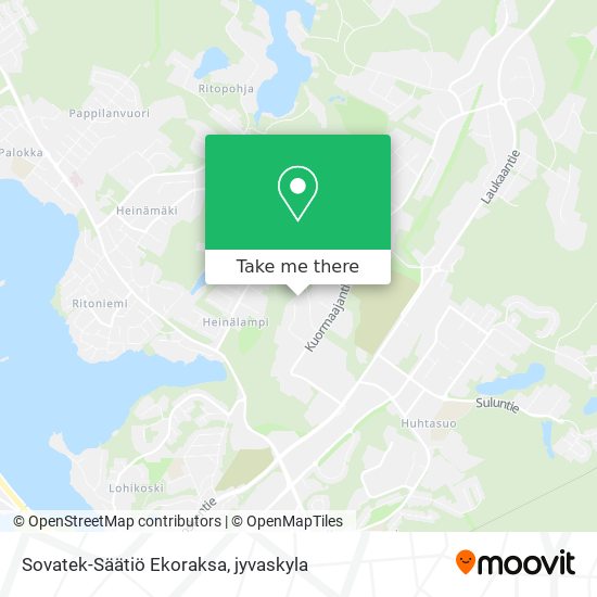 Sovatek-Säätiö Ekoraksa map