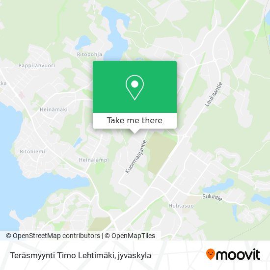 Teräsmyynti Timo Lehtimäki map