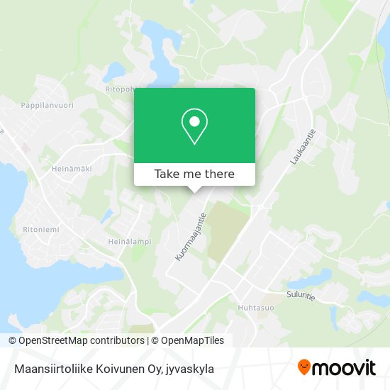 Maansiirtoliike Koivunen Oy map