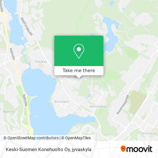 Keski-Suomen Konehuolto Oy map