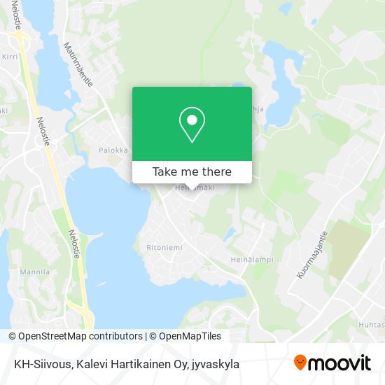 KH-Siivous, Kalevi Hartikainen Oy map