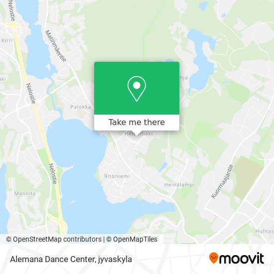 Alemana Dance Center map