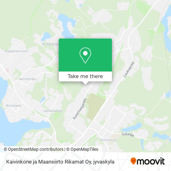 Kaivinkone ja Maansiirto Rikamat Oy map