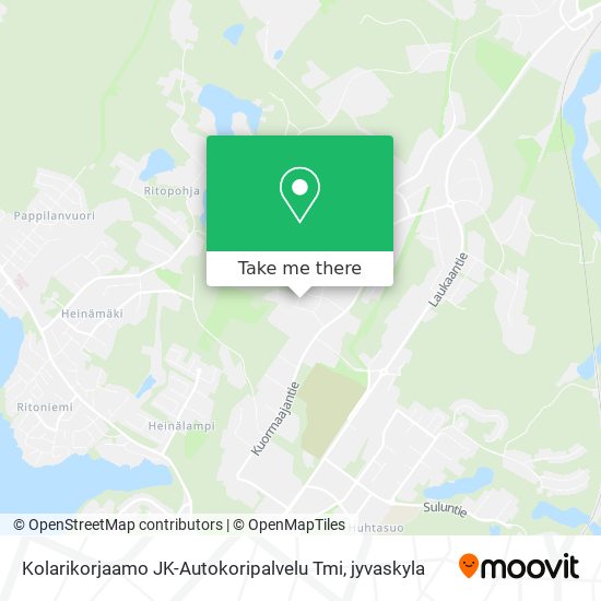 Kolarikorjaamo JK-Autokoripalvelu Tmi map