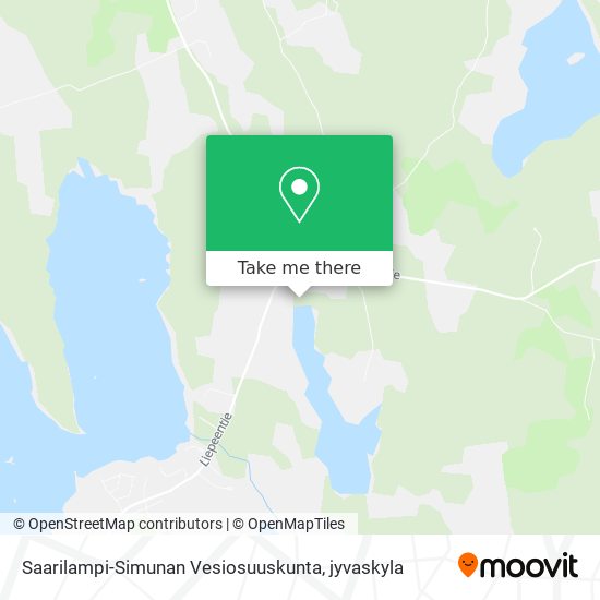 Saarilampi-Simunan Vesiosuuskunta map