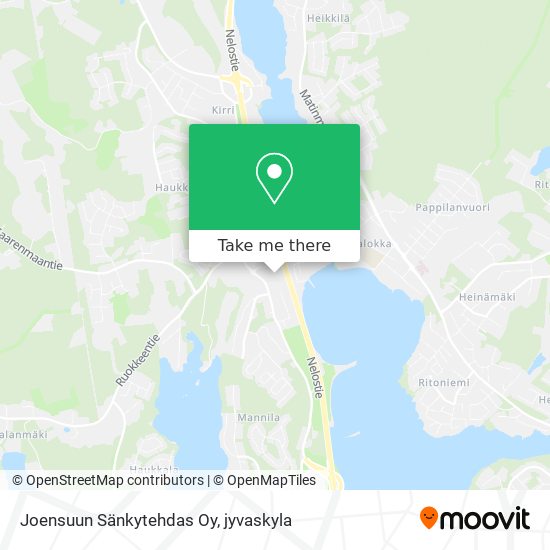 Joensuun Sänkytehdas Oy map