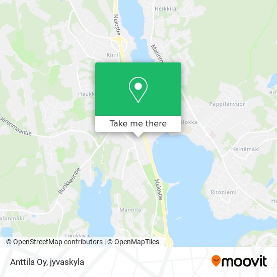 Anttila Oy map