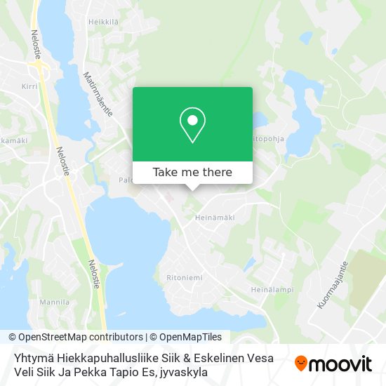 Yhtymä Hiekkapuhallusliike Siik & Eskelinen Vesa Veli Siik Ja Pekka Tapio Es map