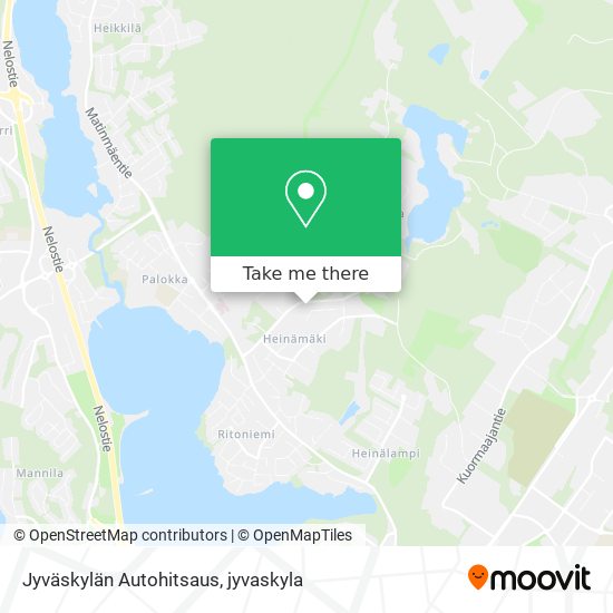 Jyväskylän Autohitsaus map