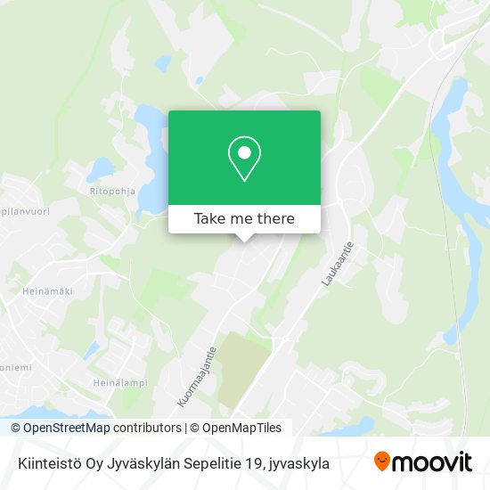 Kiinteistö Oy Jyväskylän Sepelitie 19 map