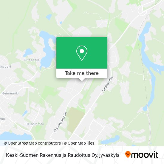 Keski-Suomen Rakennus ja Raudoitus Oy map