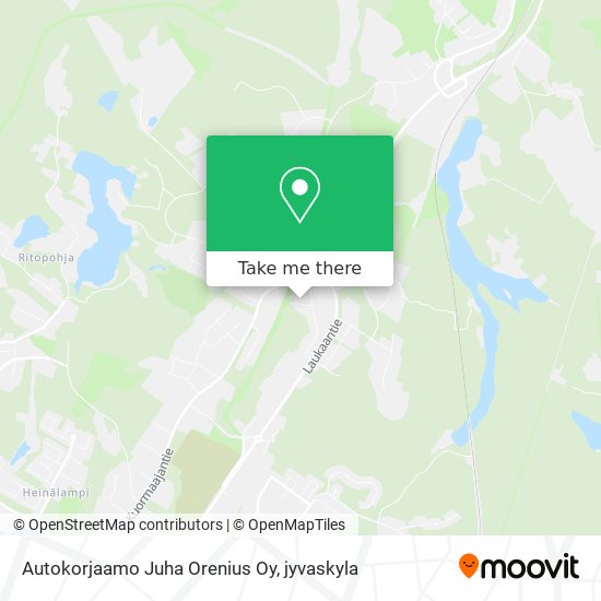 Autokorjaamo Juha Orenius Oy map