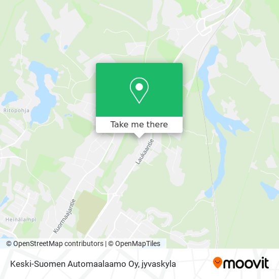 Keski-Suomen Automaalaamo Oy map