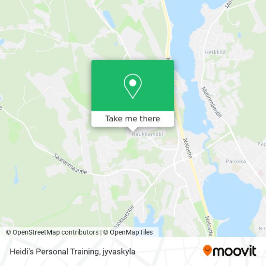 Heidi's Personal Training map