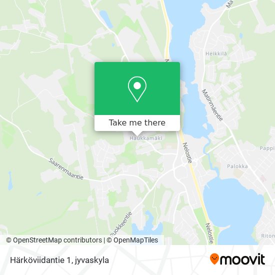 Härköviidantie 1 map