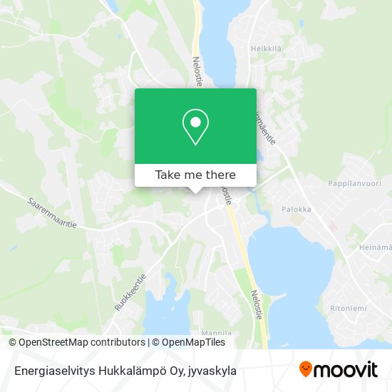 Energiaselvitys Hukkalämpö Oy map