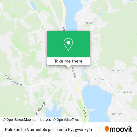 Palokan Ilo Voimistelu ja Liikunta Ry. map