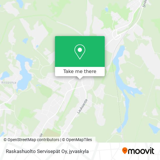 Raskashuolto Servisepät Oy map