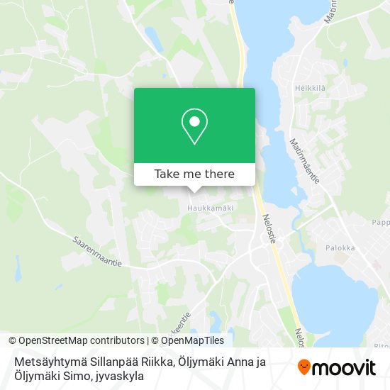 Metsäyhtymä Sillanpää Riikka, Öljymäki Anna ja Öljymäki Simo map