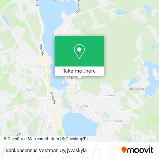 Sähköasennus Vestman Oy map