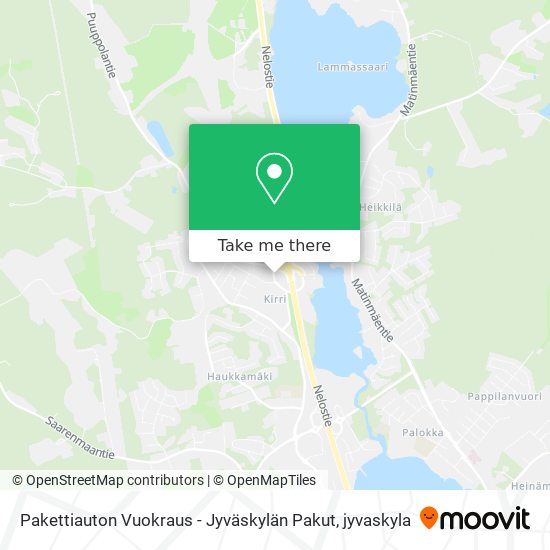 Pakettiauton Vuokraus - Jyväskylän Pakut map