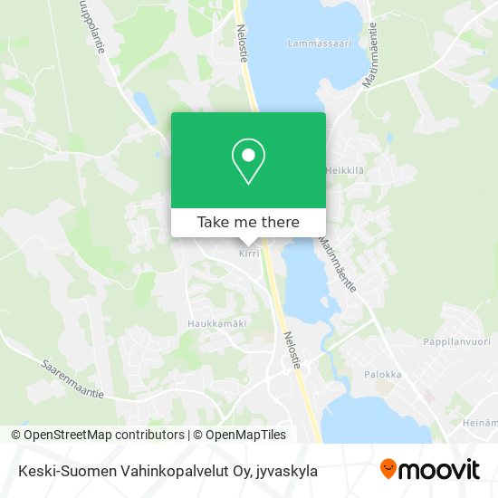 Keski-Suomen Vahinkopalvelut Oy map