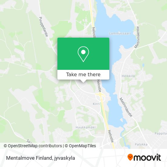 Mentalmove Finland map