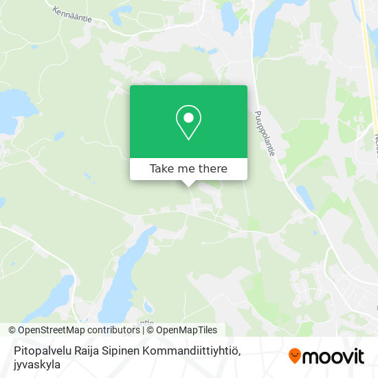 Pitopalvelu Raija Sipinen Kommandiittiyhtiö map