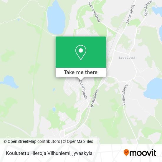 Koulutettu Hieroja Vilhuniemi map