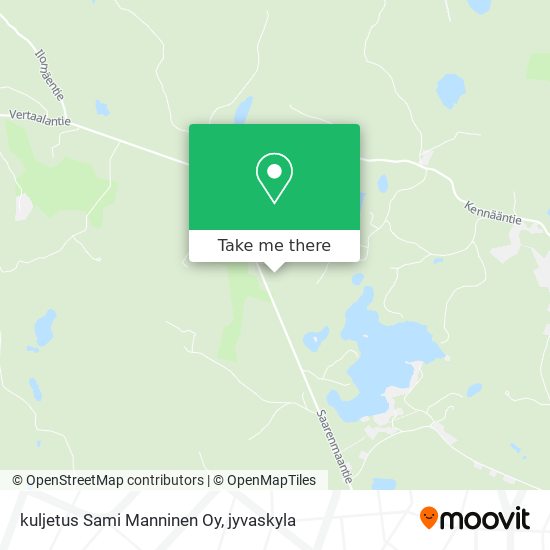kuljetus Sami Manninen Oy map