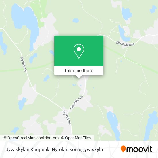 Jyväskylän Kaupunki Nyrölän koulu map